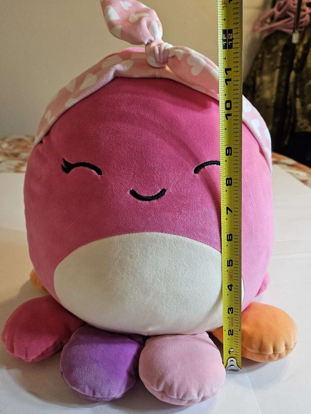 Squishmallows Octavia The Octopus Pink and Purple Plush Cuddles Squishy Soft